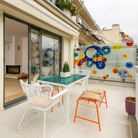 Stylish 3-Bedroom Apartment & Terrace Saloniki Zewnętrze zdjęcie