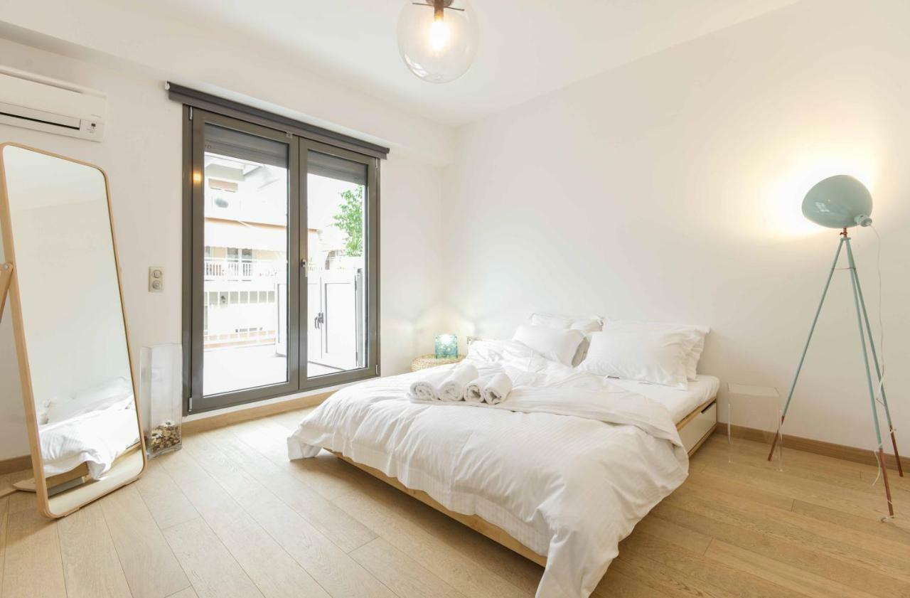 Stylish 3-Bedroom Apartment & Terrace Saloniki Zewnętrze zdjęcie