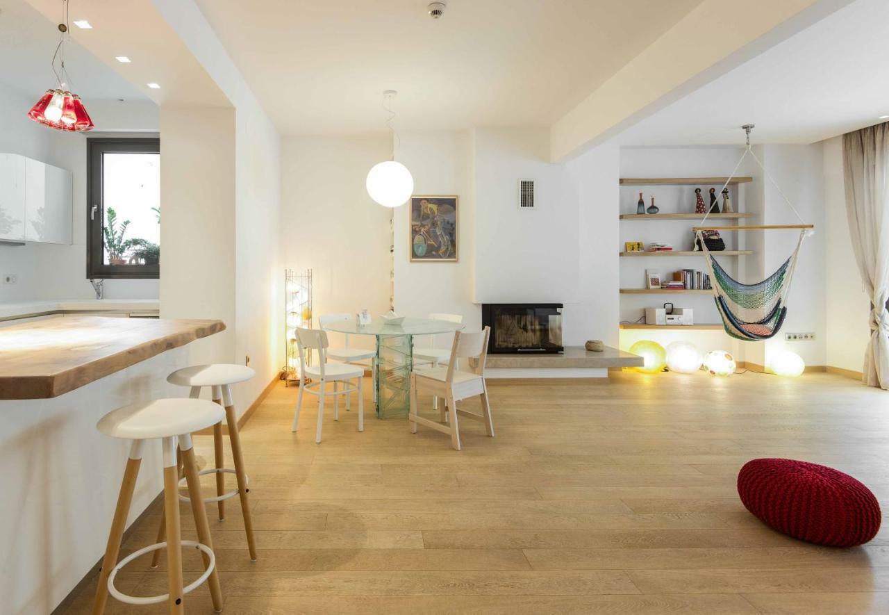 Stylish 3-Bedroom Apartment & Terrace Saloniki Zewnętrze zdjęcie
