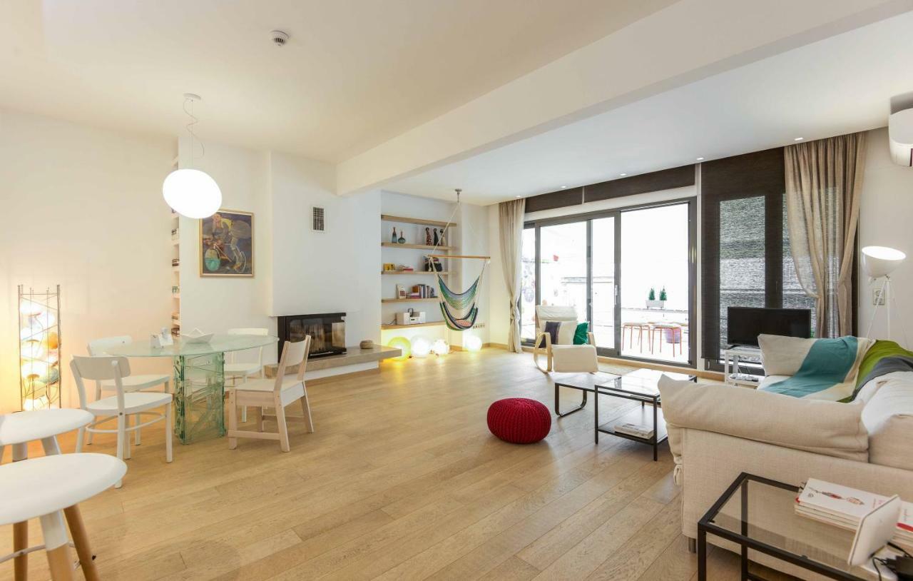 Stylish 3-Bedroom Apartment & Terrace Saloniki Zewnętrze zdjęcie